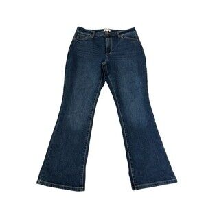 NWOT Sonoma Bootcut Women's size 14P Dark Wash Blue Denim jeans